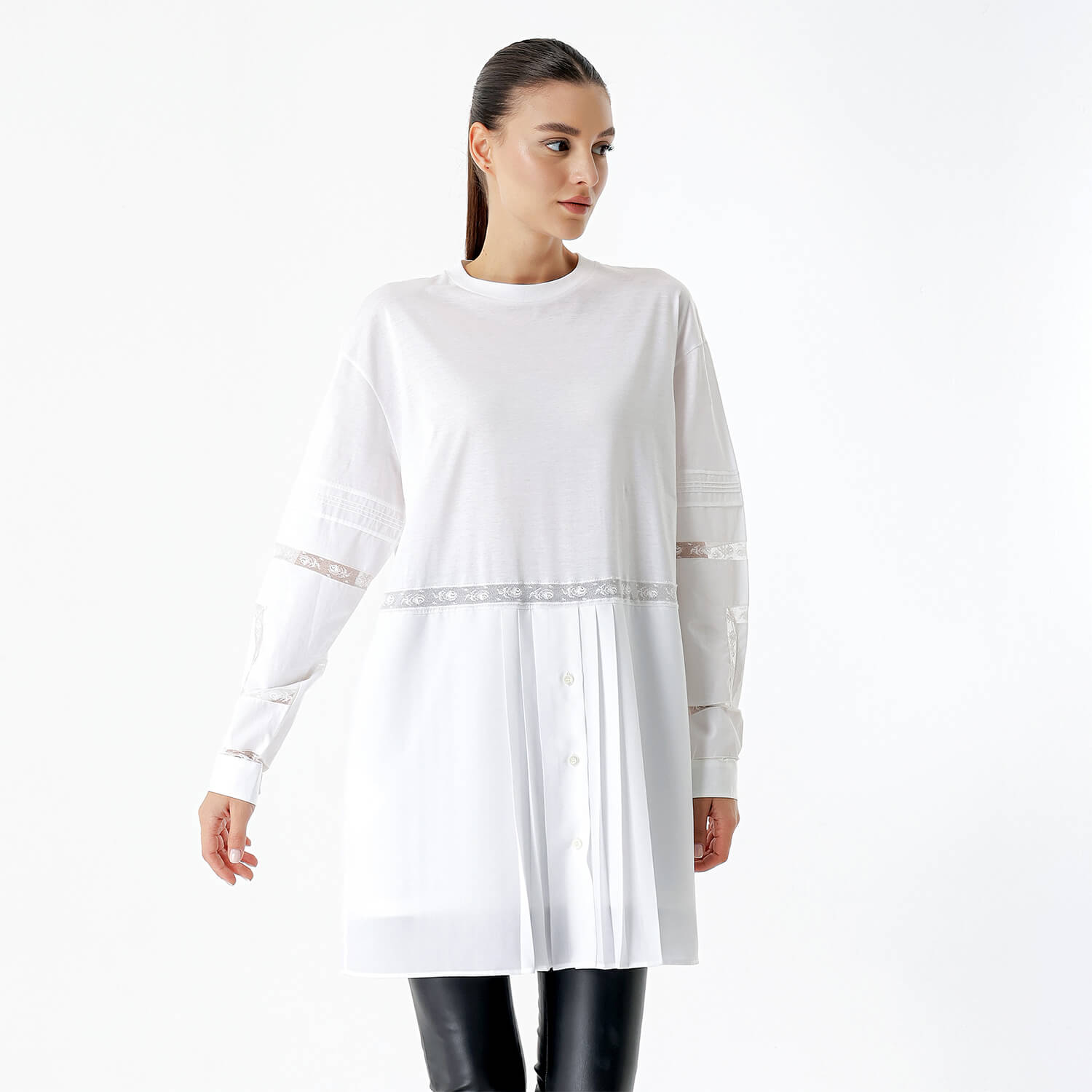 Prada - White Long Shirt & Dress